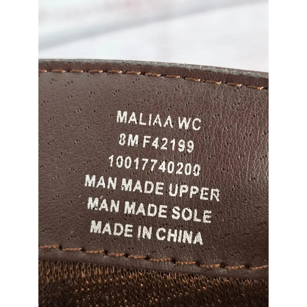 Style & Co Maliaa Riding Boots Womens 8 Brown Tall Buckle Knee High Boots